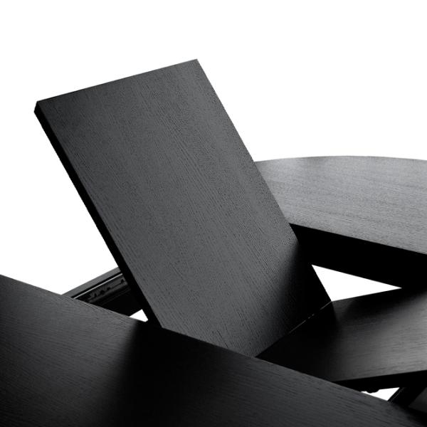 Masă de bucătărie extensibilă DecoPrim Mars PAL/ Black photo 6 Masă de bucătărie extensibilă DecoPrim Mars PAL/ Black photo 6