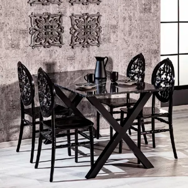 Masă de bucătărie Moda Life Matrix Maxima Black photo 3