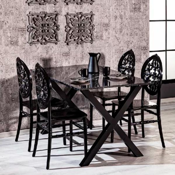 Masă de bucătărie Moda Life Matrix Maxima Black photo 3