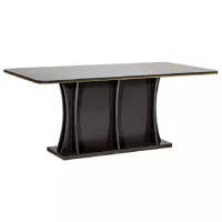 Masă de bucătărie Moda Life Bella PAL/ Black