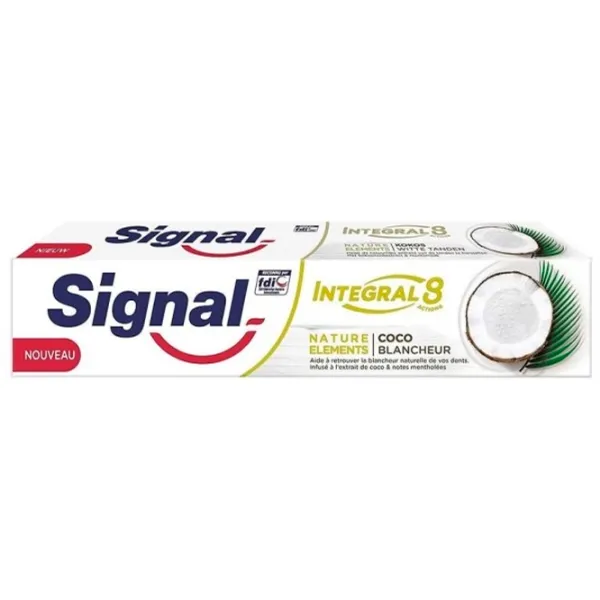 Зубная паста Signal Integral 8 Nature Coconut 75 г photo 1 Зубная паста Signal Integral 8 Nature Coconut 75 г photo 1