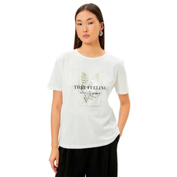 Tricou pentru femei Koton 4SAK50089EK 100% bumbac/ White photo 1