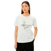 Tricou pentru femei Koton 4SAK50089EK 100% bumbac/ White