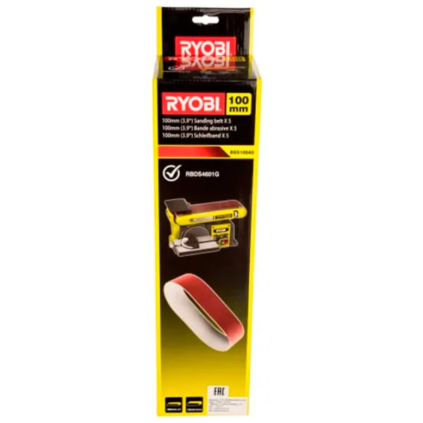 Шлифовальная лента Ryobi BSS100A5 Лакокрасочные покрытия photo 3