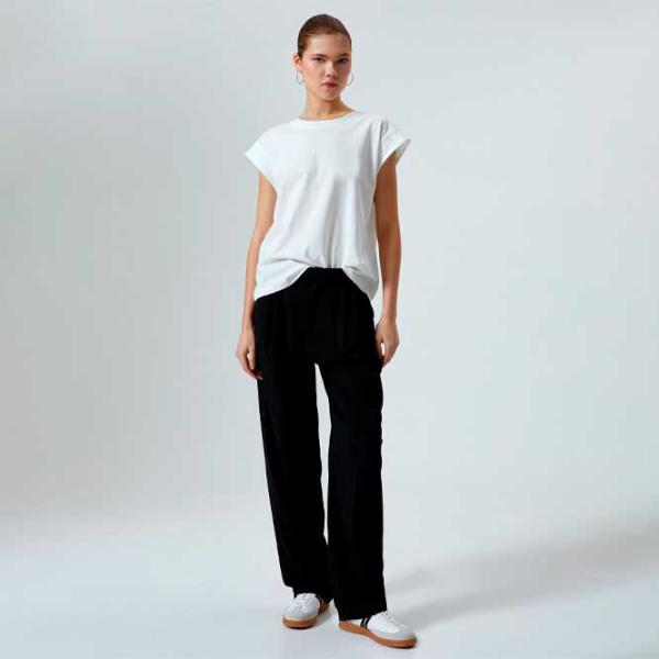 Футболка для женщин Koton 4SAL10269IK 100% хлопок/ White photo 4