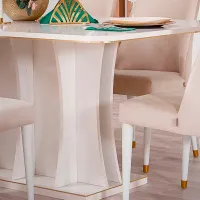 Кухонный стол Moda Life Bella Меламиновая ДСП/ White photo 3