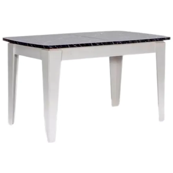 Masă de bucătărie extensibilă Moda Life Avrupa PAL/ White photo 1