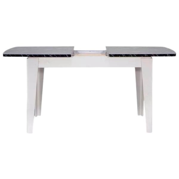Masă de bucătărie extensibilă Moda Life Avrupa PAL/ White photo 2