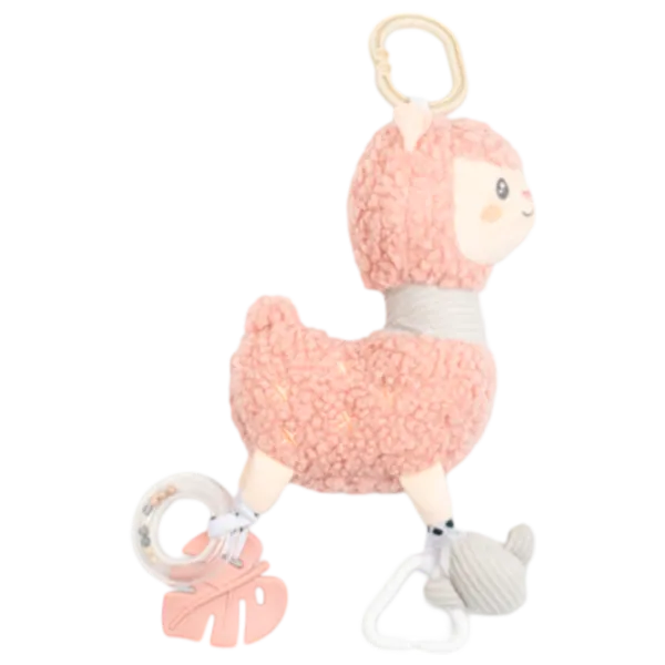 Jucărie moale New Baby Animals 53896 1+/ Pink photo 1