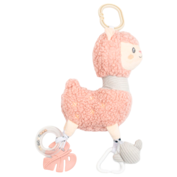 Jucărie moale New Baby Animals 53896 1+/ Pink photo 1