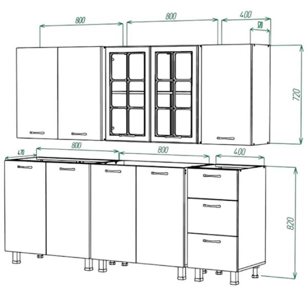 Bucătărie ML-Mobila Liverpool MDF/ Oak photo 2