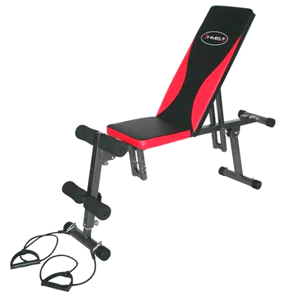 Bancă fitness HMS L8301 Antrenamente de forță/ Black photo 1 Bancă fitness HMS L8301 Antrenamente de forță/ Black photo 1