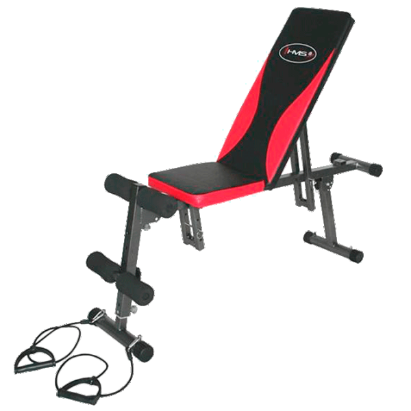 Bancă fitness HMS L8301 Antrenamente de forță/ Black photo 1 Bancă fitness HMS L8301 Antrenamente de forță/ Black photo 1