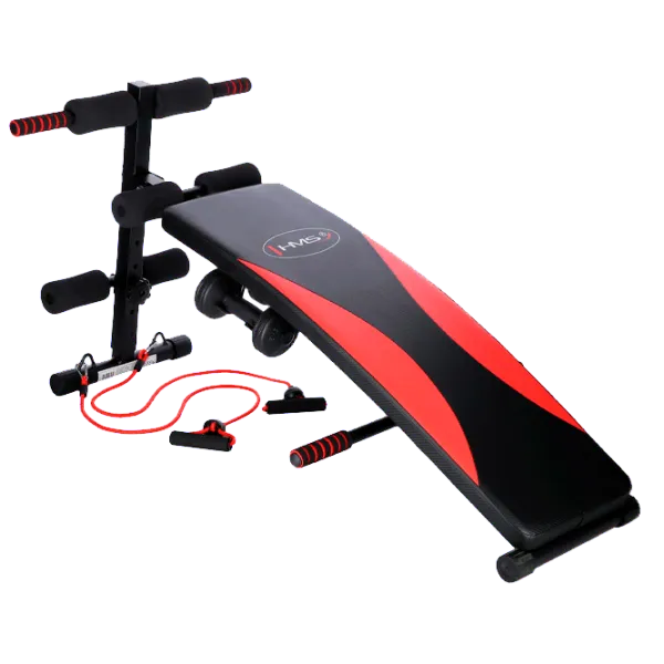 Bancă fitness HMS L8355 Antrenamente de forță/ Black photo 1