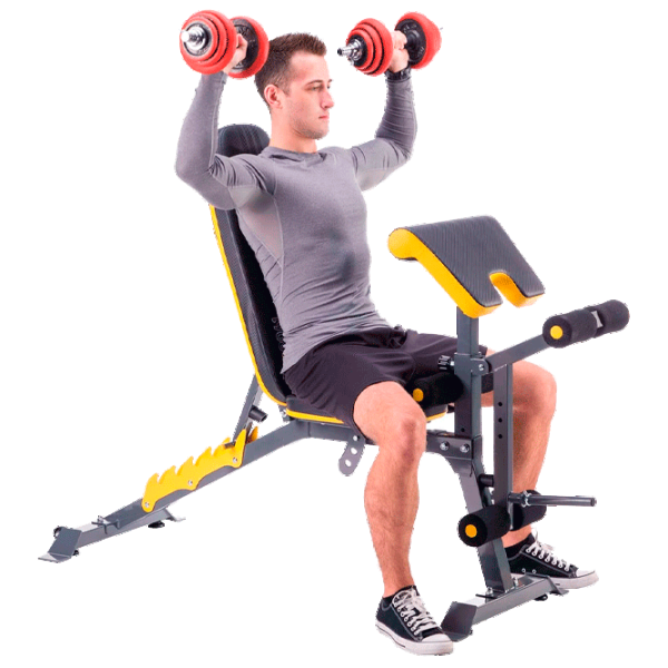 Bancă fitness HMS LS3061 Antrenamente de forță/ Black photo 5