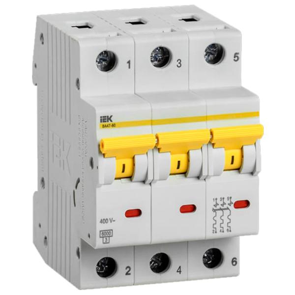 Автоматический выключатель IEK MVA41-3-010-D Модульная/ 10 A photo 1