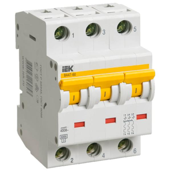 Автоматический выключатель IEK MVA41-3-016-D Модульная/ 16 A photo 1