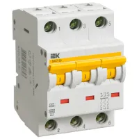 Автоматический выключатель IEK MVA41-3-016-D Модульная/ 16 A