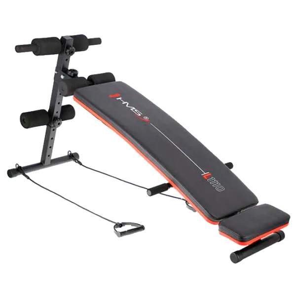 Bancă fitness HMS L1110 Antrenamente de forță/ Black photo 4
