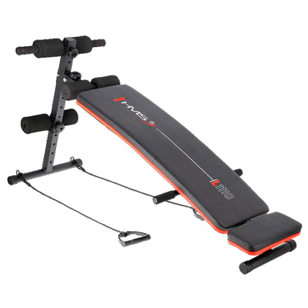 Bancă fitness HMS L1110 Antrenamente de forță/ Black photo 4