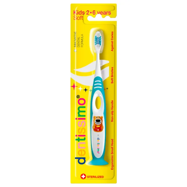 Periuță de dinți Dentissimo Kids Soft 1 photo 1 Periuță de dinți Dentissimo Kids Soft 1 photo 1