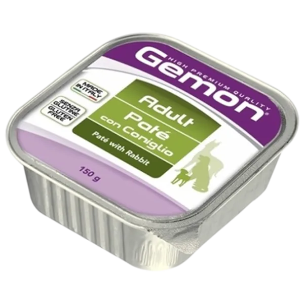 Hrană pentru câini umedă Monge Gemon Dog Pate M30042 0.4 kg / Iepure photo 1