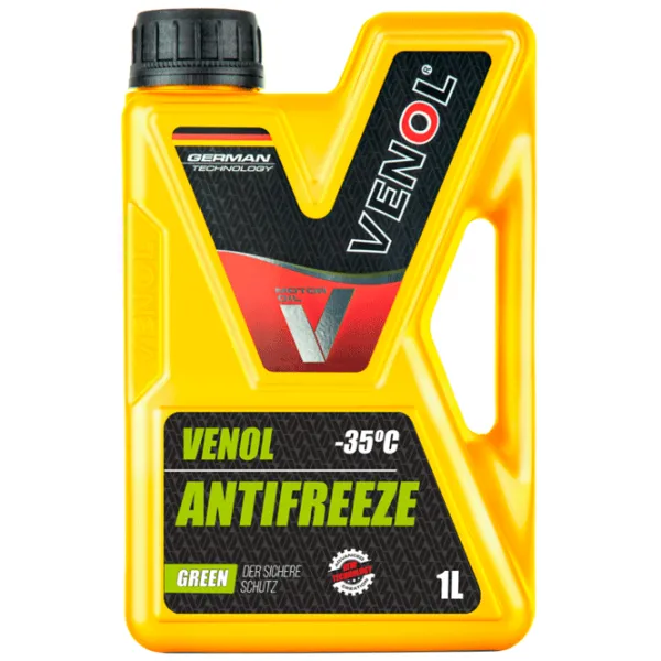 Антифриз Venol ANTIFREEZE COOLING LIQUID CONCENTRATE GREEN 1 л Green photo 1 Антифриз Venol ANTIFREEZE COOLING LIQUID CONCENTRATE GREEN 1 л Green photo 1