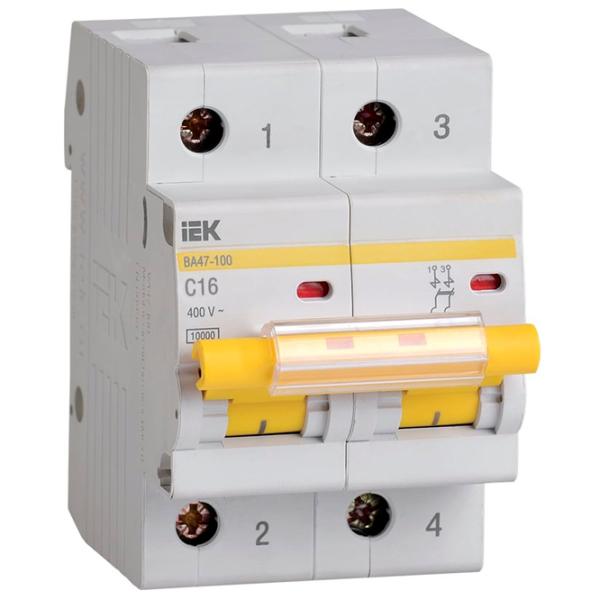 Întrerupător automat IEK MVA40-2-016-C Modulară/ 16 A photo 1