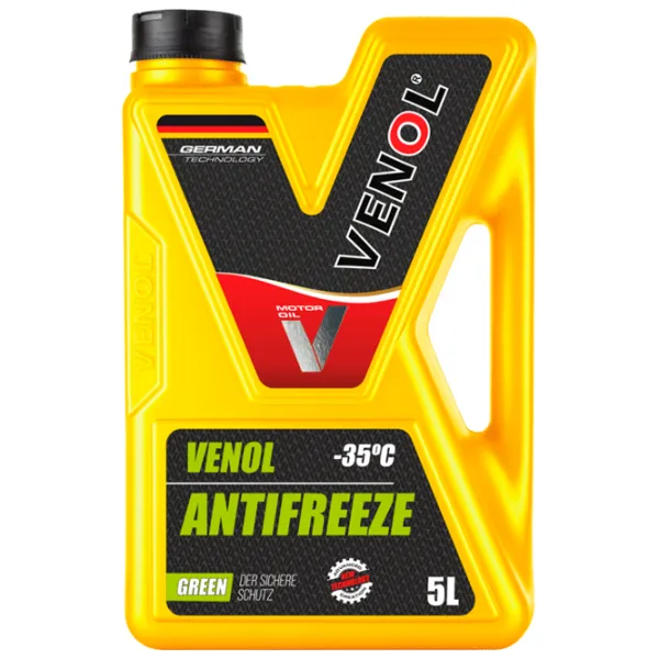 Антифриз Venol ANTIFREEZE COOLING LIQUID CONCENTRATE GREEN 5 л Green photo 1