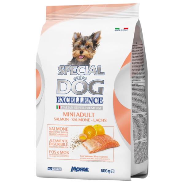 Корм для собак сухой Monge Special Dog Excellence Mini 0.8 кг/ Лосось photo 1 Корм для собак сухой Monge Special Dog Excellence Mini 0.8 кг/ Лосось photo 1