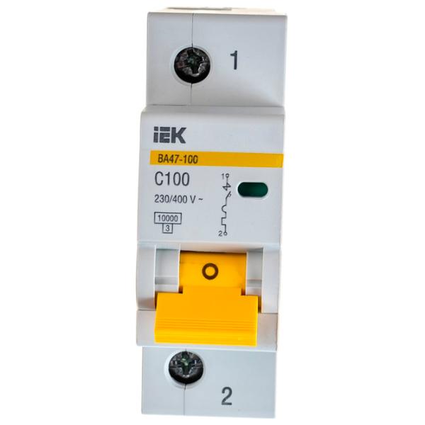 Întrerupător automat IEK MVA40-1-100-C Modulară/ 100 A photo 1