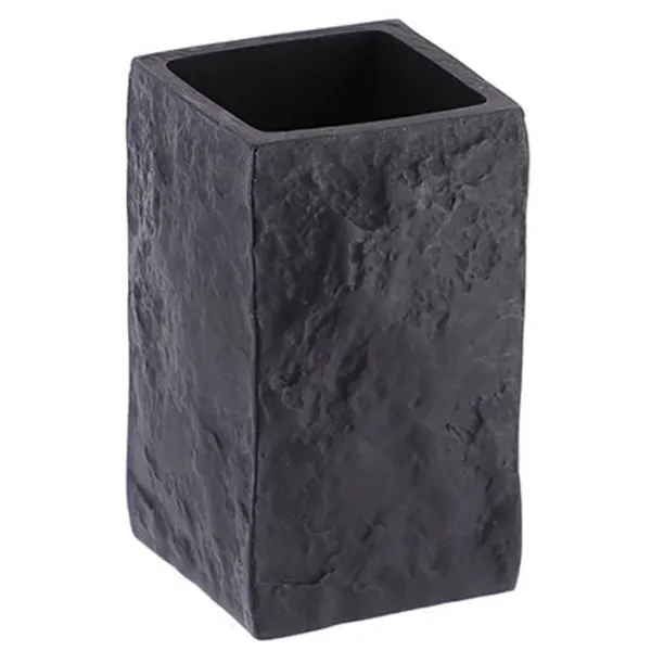 Pahar pentru periuțe de dinți Tendance 47142 Poliresin/ Black/ Pe masă photo 1 Pahar pentru periuțe de dinți Tendance 47142 Poliresin/ Black/ Pe masă photo 1