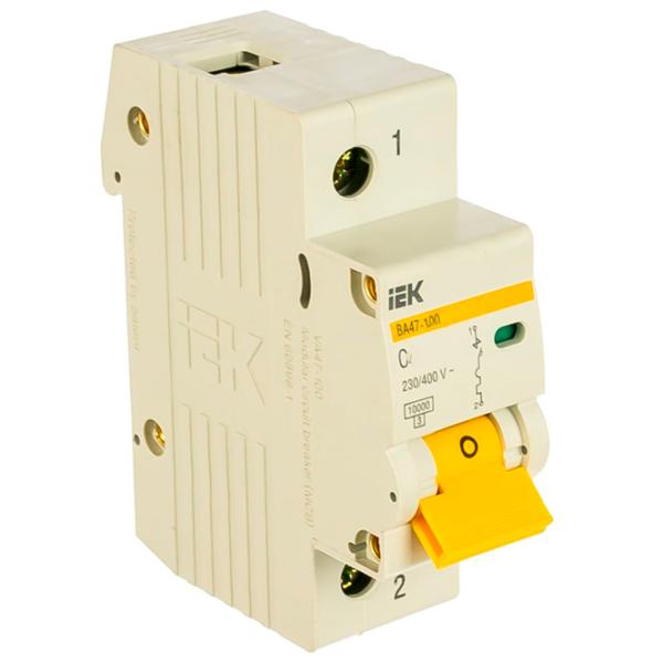 Автоматический выключатель IEK MVA40-1-080-C Модульная/ 80 A photo 2