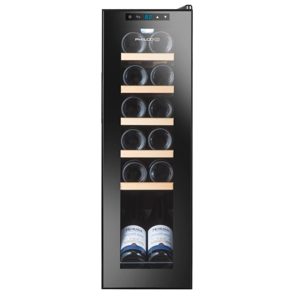 Винный холодильник Philco PW12KF 5 ° С - 18 °С/ Black photo 1
