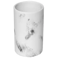 Pahar pentru periuțe de dinți Tendance 49907 Piatră/ White/ Pe masă