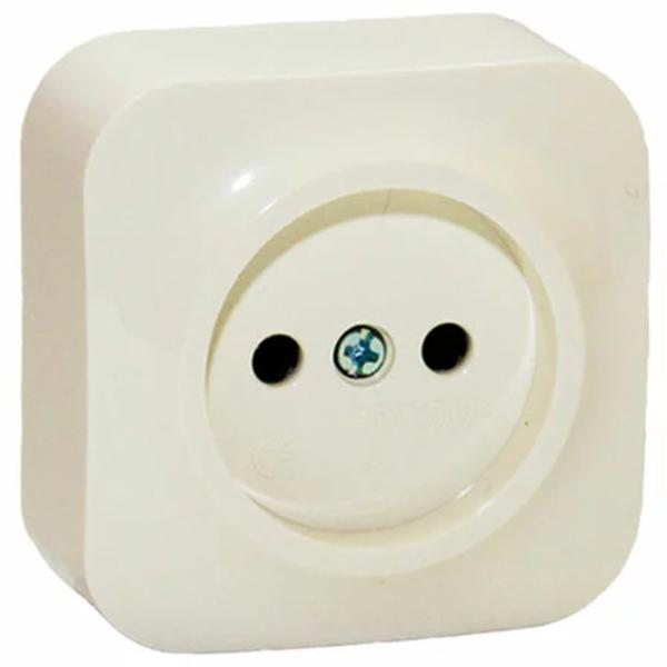 Priză Elmos 8002-46 230 V/ Type-C/ Cream photo 1 Priză Elmos 8002-46 230 V/ Type-C/ Cream photo 1