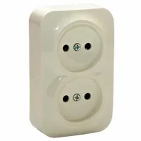 Розетка Elmos 8002-56 230 В/ Type-C/ Кремовый