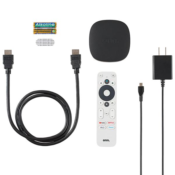 TV приставка Onn Google TV 4K UHD Streaming Box HDMI/ Black photo 2