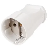 Мобильная розетка Elmos E7200-01 220 - 250 В/ Type-F/ White