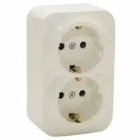 Розетка Elmos 8002-52 230 В/ Type-F/ Кремовый