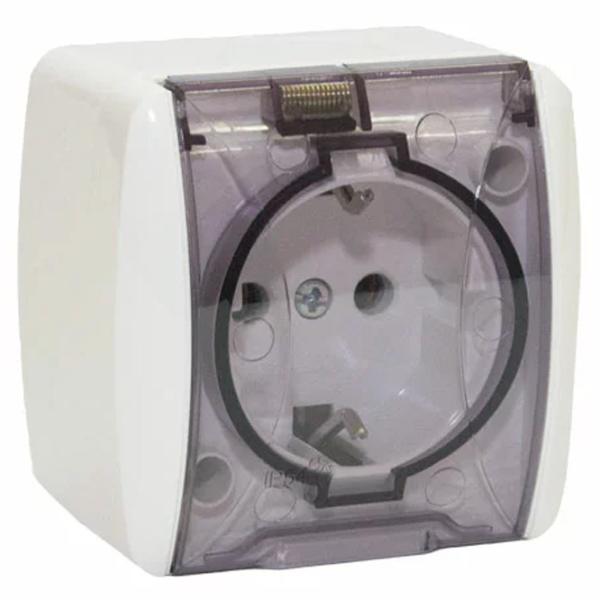 Priză Elmos 8001-45-1 230 V/ Type-F/ White photo 1 Priză Elmos 8001-45-1 230 V/ Type-F/ White photo 1
