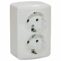 Розетка Elmos 8001-52 230 В/ Type-F/ White