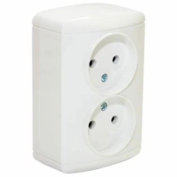 Priză Elmos 8001-56 230 V/ Type-C/ White photo 1 Priză Elmos 8001-56 230 V/ Type-C/ White photo 1