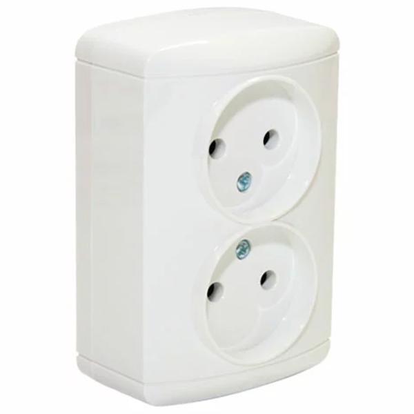 Priză Elmos 8001-56 230 V/ Type-C/ White photo 1 Priză Elmos 8001-56 230 V/ Type-C/ White photo 1