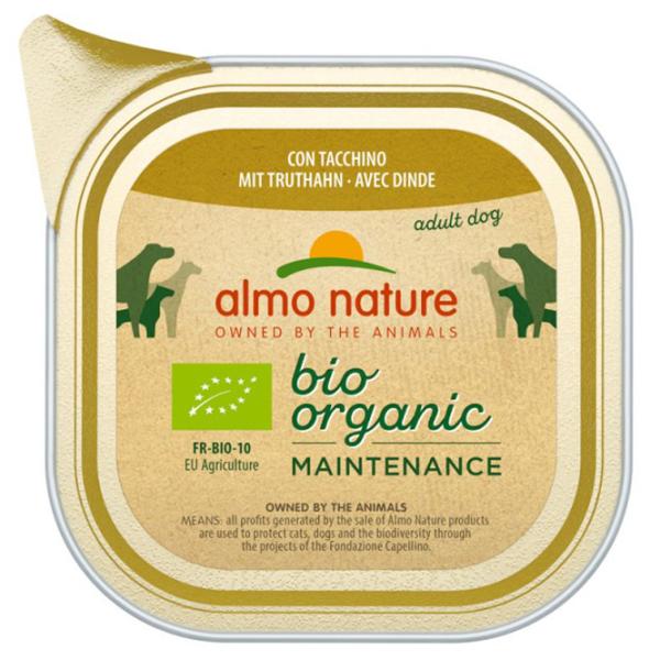 Hrană pentru câini umedă Almo Nature Bio Organic Alu 0.1 kg/ Curcan photo 1 Hrană pentru câini umedă Almo Nature Bio Organic Alu 0.1 kg/ Curcan photo 1