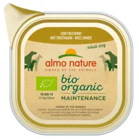 Hrană pentru câini umedă Almo Nature Bio Organic Alu 0.1 kg/ Curcan