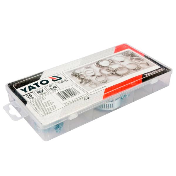 Coliere din metal Yato YT06782 26 buc. photo 2
