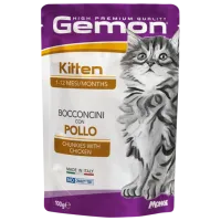 Корм для кошек влажный Monge Gemon M30089 0.1 кг / Курица