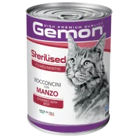 Корм для кошек влажный Monge Gemon Cat Pate M30070 0.415 кг / Говядина