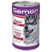 Корм для собак влажный Monge Gemon Dog Maxi M38790 1.25 кг / Говядина, рис